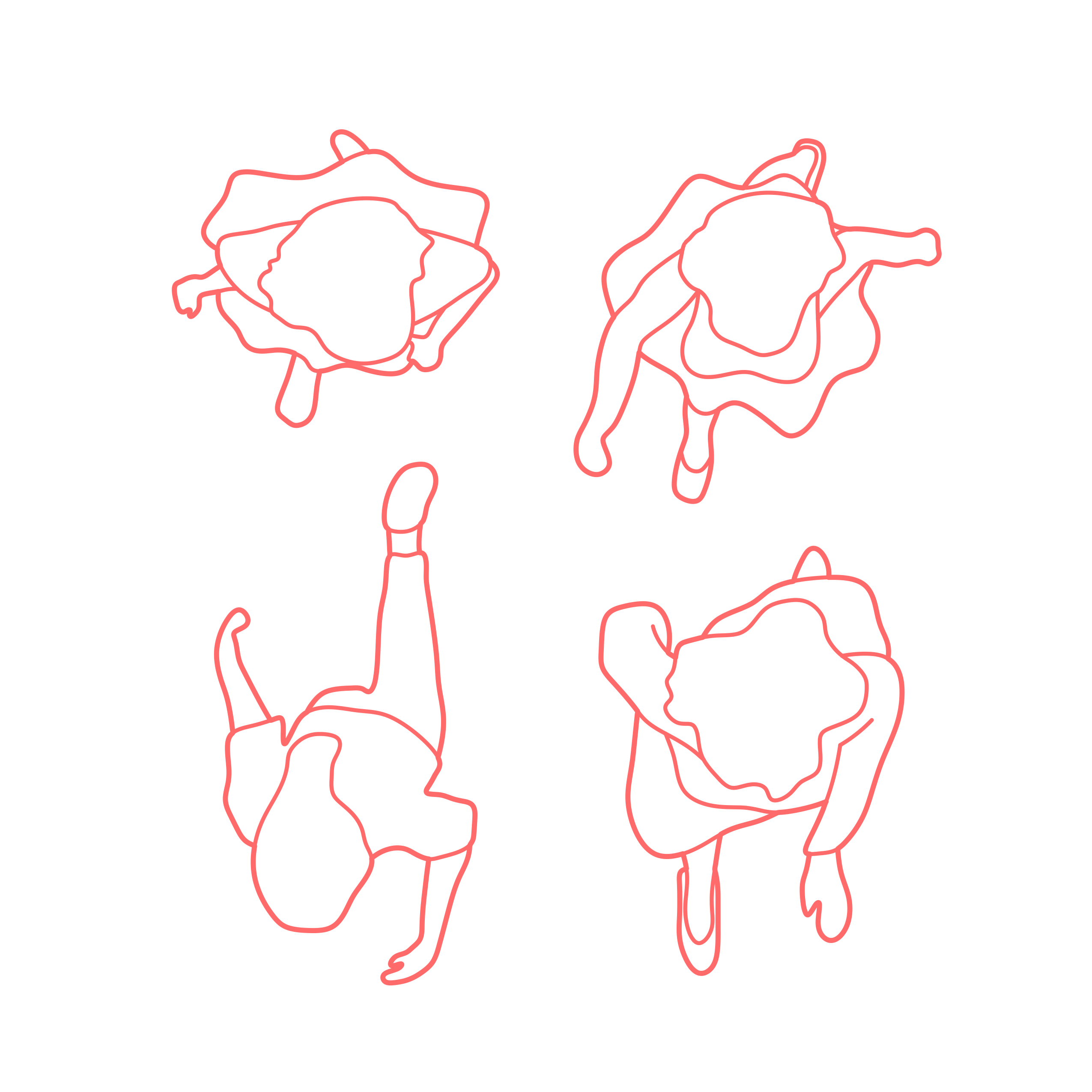 Humans Walking Female Plan Laser Cut Svg File Free Vectors